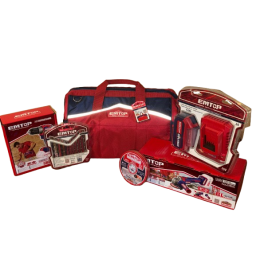 EMTOP MAQUINARIA BATERIA KIT TALAD.+ AMOL. 20V + ACC.+ BOLSO
