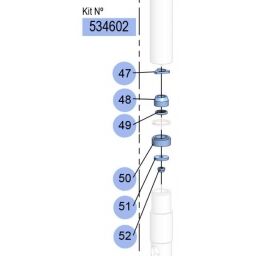 SAMOA REPUESTOS PM 35/60 KIT VALVULA INFERIOR 534602