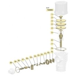 SAMOA REPUESTOS PM 3 REP.BOM.GRASA NEUM.GK-1 740950