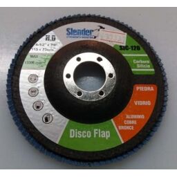 DISCO FLAP P/VIDRIO IMPORTADO 4' 1/2 - G 120