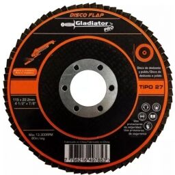 DISCO FLAP PMETAL IMPORTADO 4'12 -GRANO 36 GLADIADOR