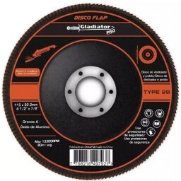 DISCO FLAP PMETAL IMPORTADO 4'12 -GRANO 60 GLADIADOR