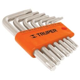 LLAVE TORX-TRUPER JUEGO T10 A T 40 TIPO ESTUCHE TORX7C