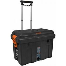 CAJA DE PLASTICO TRUPER 25 RUEDAS Y MANGO TELE.CHP25R