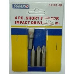 PUNTA.PDESTORN. IMPACTO JGO LARGO 36 MM 4 PZAS.