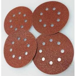 DISCO DE LIJA P/LIJADORA NEUM. 5' GRANO 100 CON VELCRO