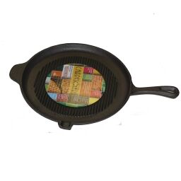 HUAMIL EQUIPAMIENTO P/COCINA PLANCHA P/CHURRASCO 28CM C/REJILLA