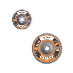 DISCO FLAP ACERO INOX. Y METAL 4'1/2 -OX.ZIRCONIO DENVER 40