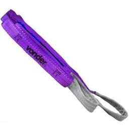 LINGA PLANA 1000KG 2 MT AZUL/VIOLETA
