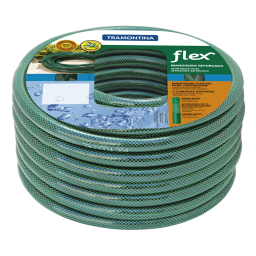 CANO PLASTICO DE RIEGO IMPORT. TRAMONTINA 1- 1/2 ROLLO 10M