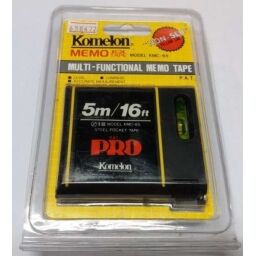 CINTA METRICA- KOMELON 5.0 MTS CON NIVEL KMC 65