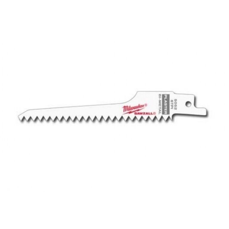 MILWAKEE ACCESORIOS HOJA P/SABLE/YESO (5u) 125 mm