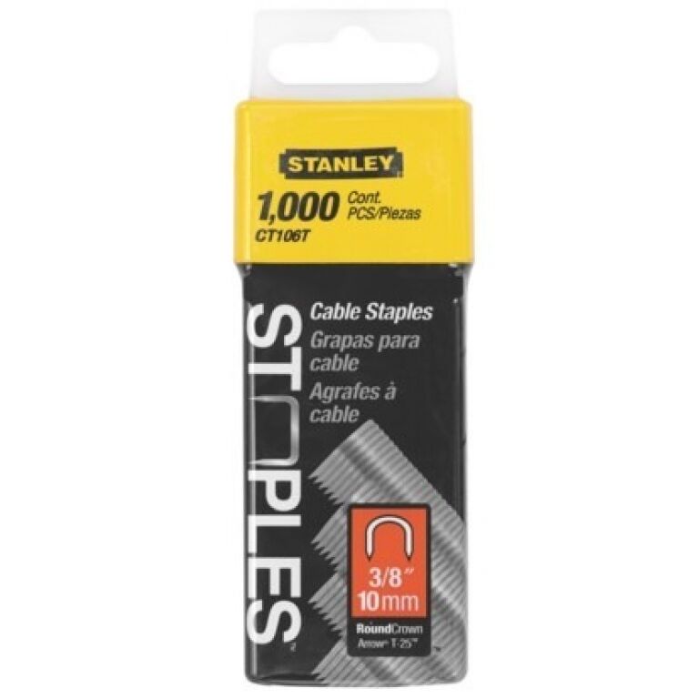 GRAMPADORA.STANLEY- GRAMPAS CABLE 1-3/8 -CAJA 1000-CT106T