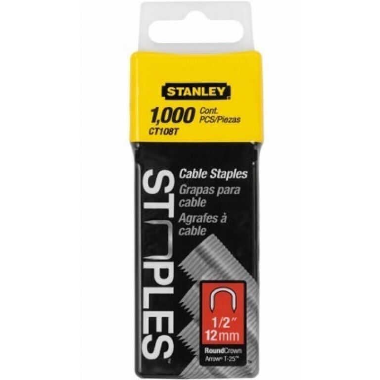 GRAMPADORA.STANLEY- GRAMPAS CABLE 3-1/2 -CAJA 1000-CT108T