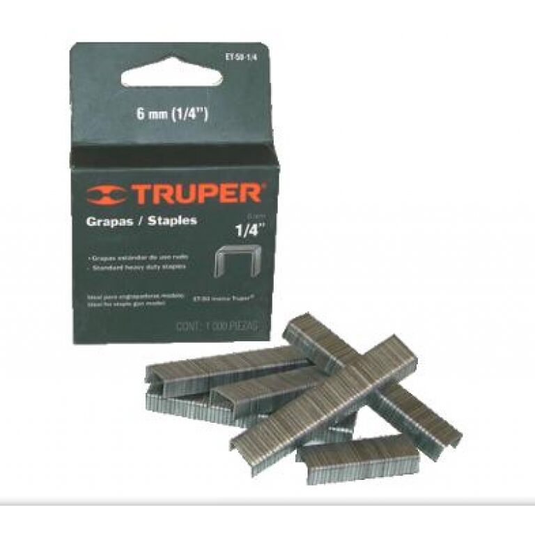 GRAMPADORA.TRUPER - GRAMPAS MODELO ET 50 1.- 1/4 (1000u)