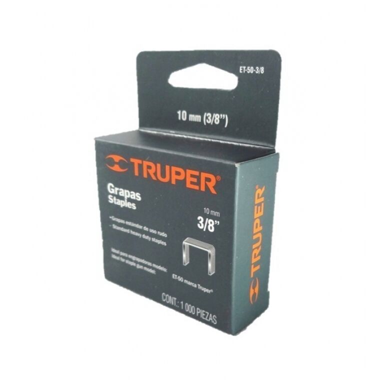 GRAMPADORA.TRUPER - GRAMPAS MODELO ET 50 3.- 3/8 (1000u)