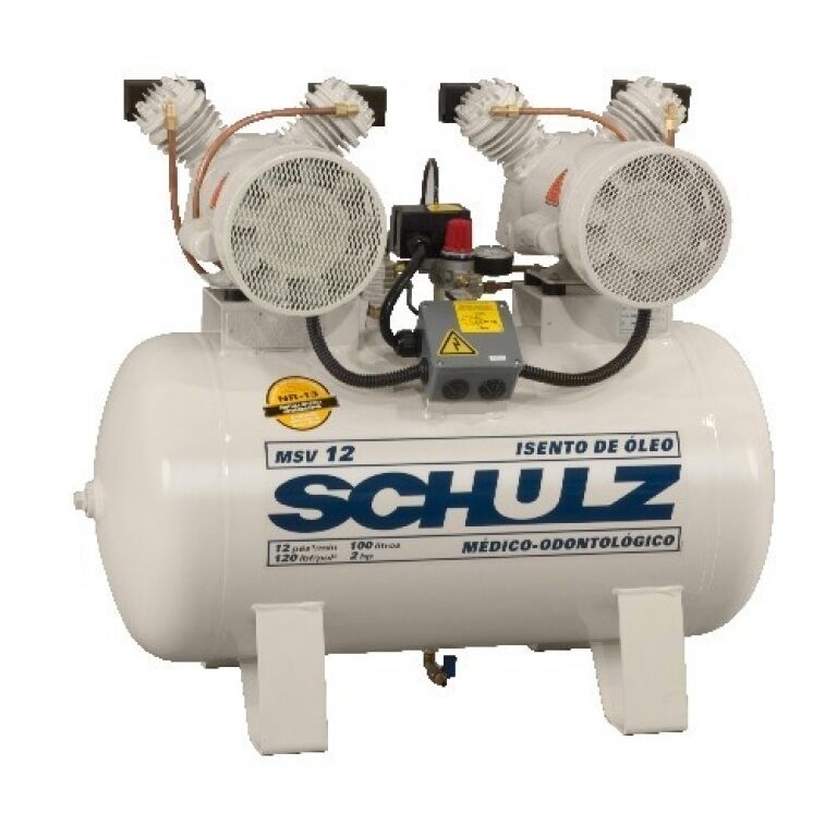 COMPRESOR SOMAR ODONTOLOGICO 2 HP MONOFASICO 12 /100 LTS