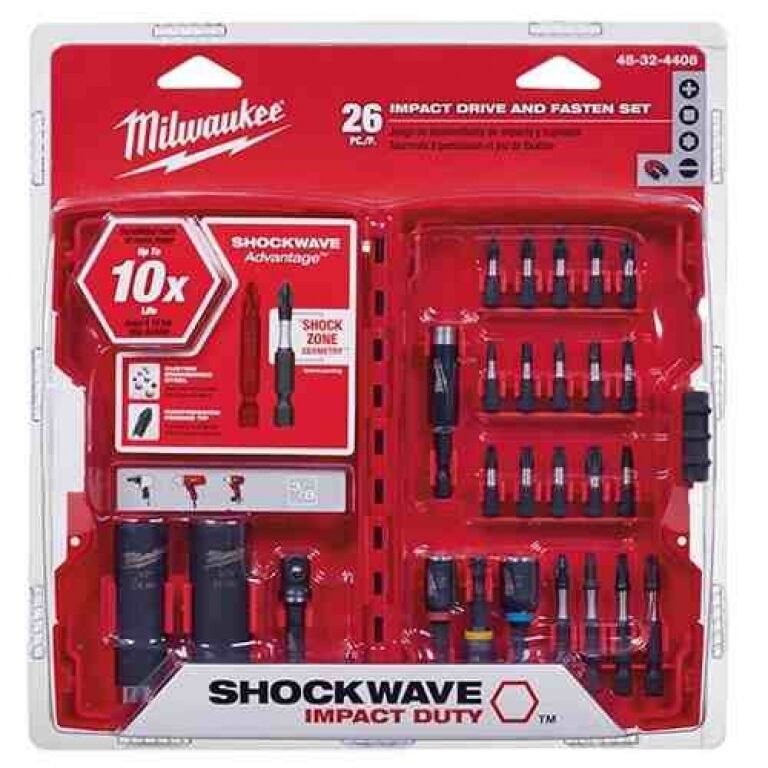 PUNTA.P/DESTORN. COMBINADO JGO MILWAKEE 26 PZAS 4832-4408