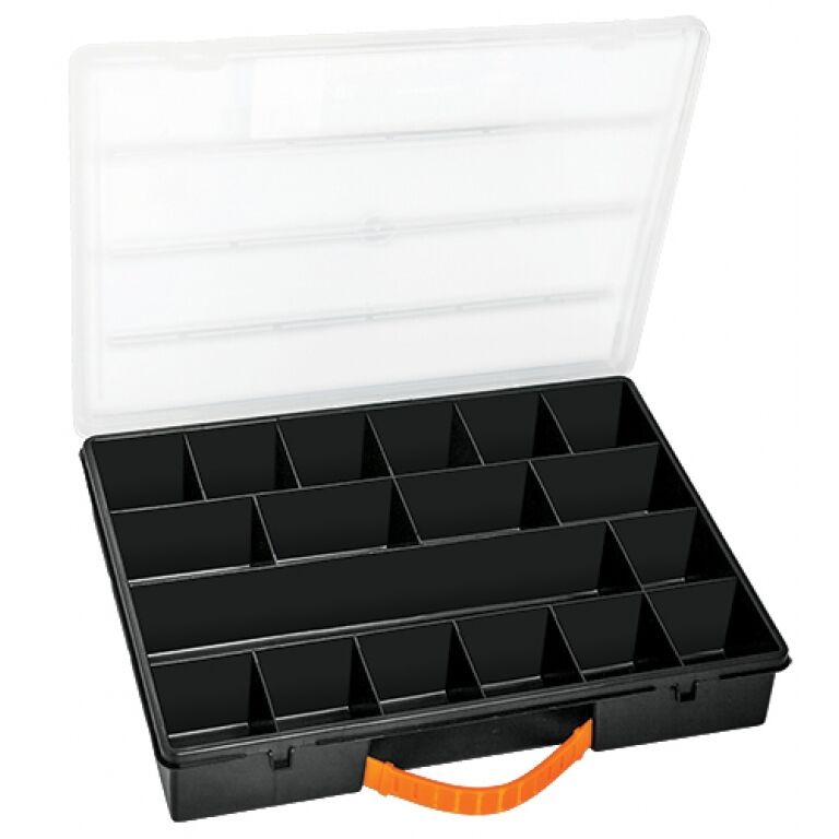 CAJA DE PLASTICO TRUPER 18 COMPARTIMIENTOS