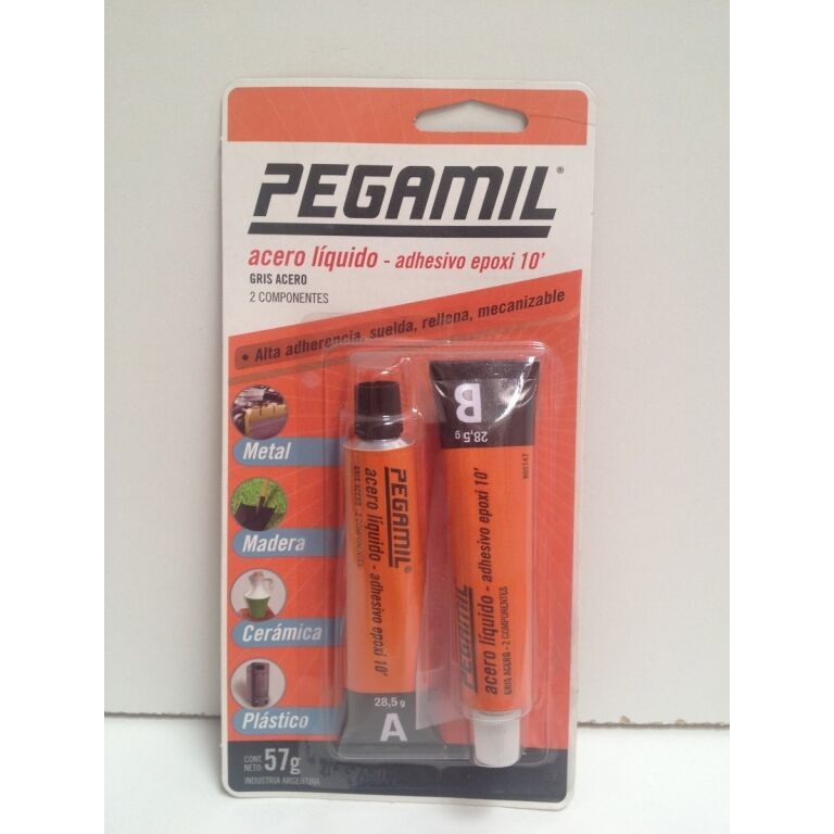 PEGAMIL EPOXI GRIS ACERO 57 ML