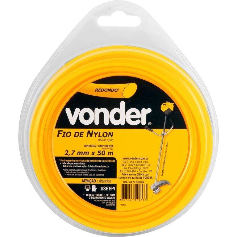 TANZA P/BORDEADORA NOVE 54 2.7 X 50 MT REDON 3373270050