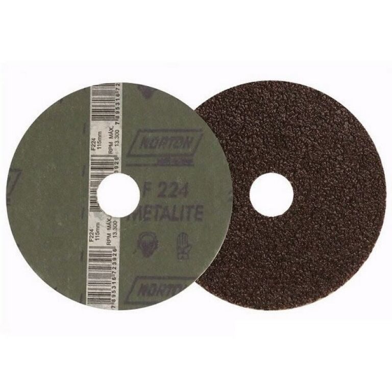 DISCO DE LIJADORA NORTON P/METAL 4'1/2 -GRANO 36